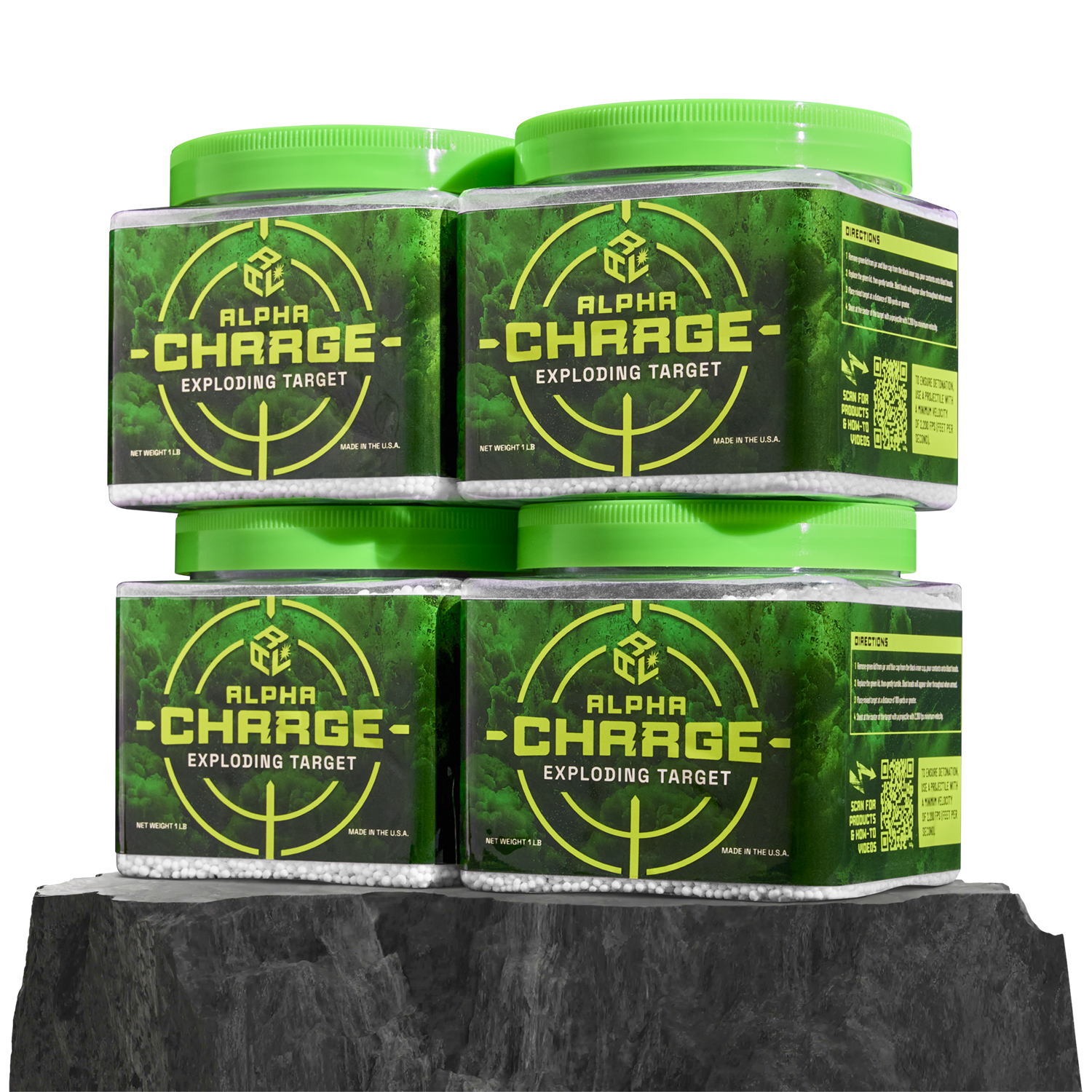 ARL Alpha Charge: 4 One Pound Exploding Targets