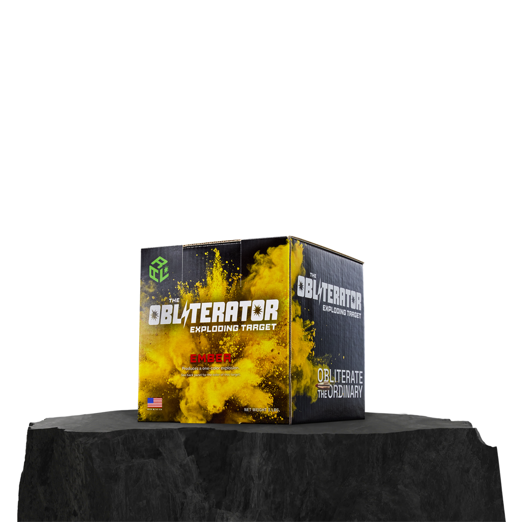 ARL Obliterator Ember: 3 Pound Exploding Target produces a one color explosion upon detonation